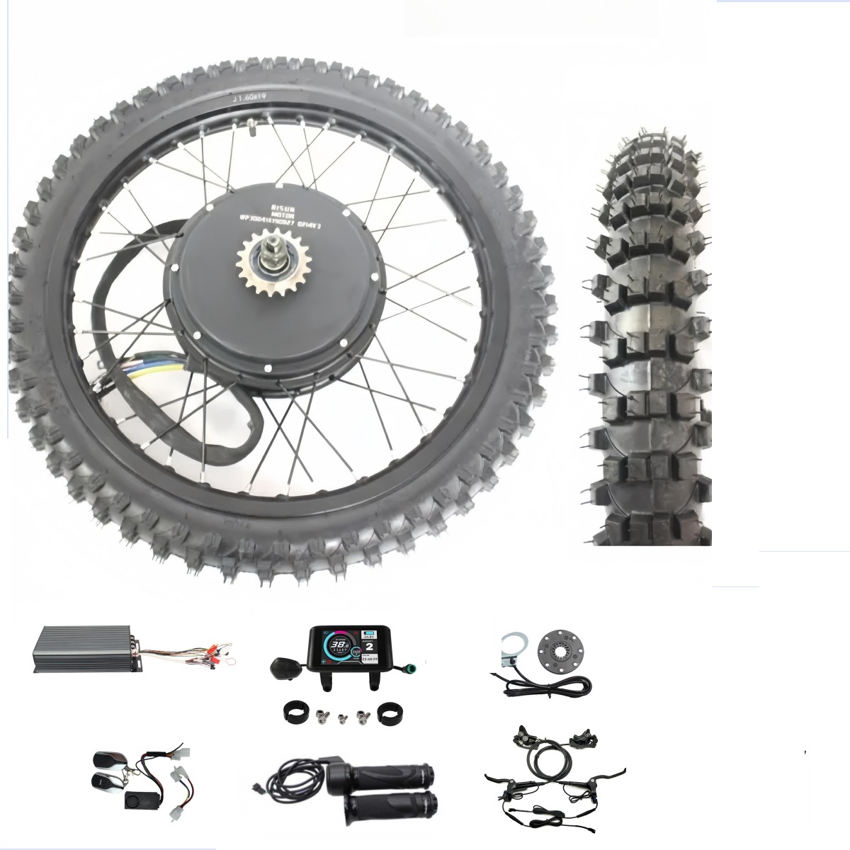 72V 8000W Brushless Hub Motor - Ebike 48 فولت-72 فولت 3000-8000 واط