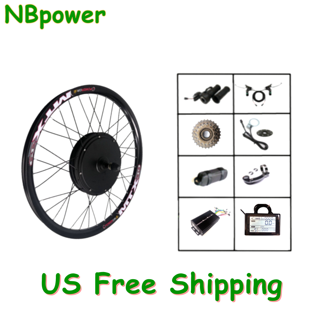 Dual Motor Ebike Kit 2000W - US stock knbpower 70km/ساعة 72 فولت