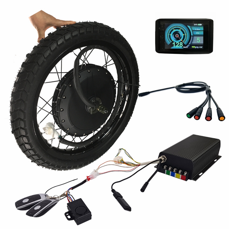 72V 8000W Brushless Hub Motor - طقم دراجة كهربائية QS 273 V3