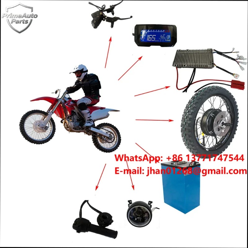 12000W Electric Motorcycle Hub Motor - طقم تحويل كهربائي جديد 72 فولت