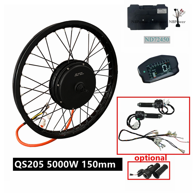 5000W Hub Motor Kit 72V - طقم دراجة كهربائية NBpower/QS205 V3 بقوة
