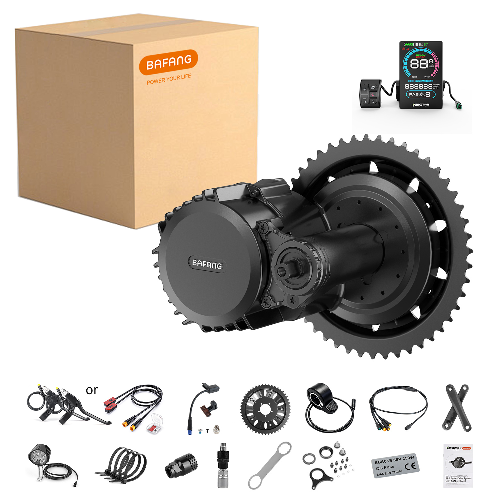Mid Drive Conversion Kit 1000W - Bafang 48 فولت 52 فولت 1000