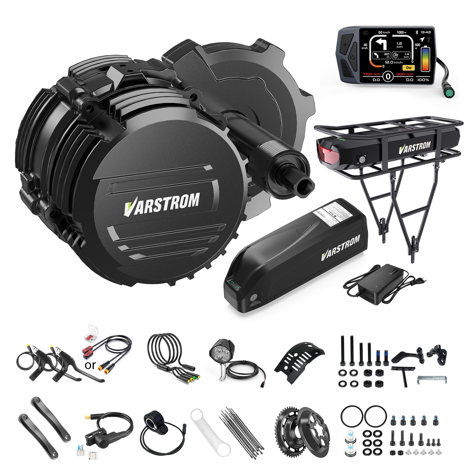 Torque Sensor Mid Drive Motor Kit - [متوفر في الولايات المتحدة] طقم محرك