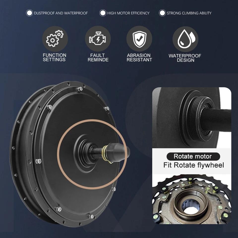 طقم تحويل الدراجة الكهربائية ا - مراجعة 5000W Hub Motor Kit 72V وسعره