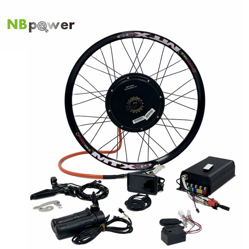 طقم تحويل دراجة كهربائية QS205 - مراجعة 5000W Hub Motor Kit 72V وسعره