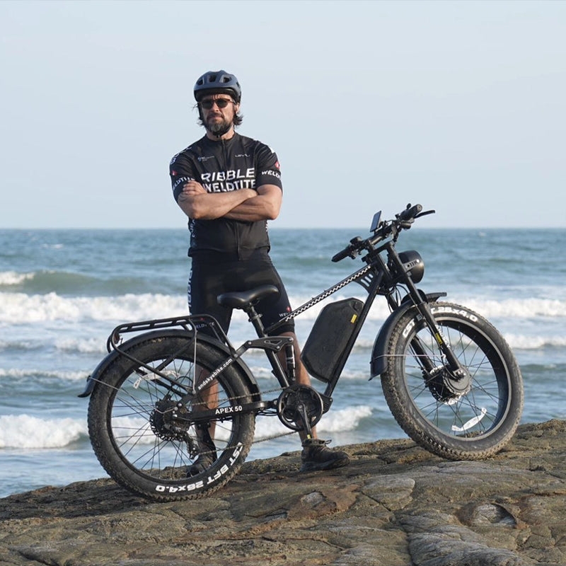 دراجة كهربائية ANDSKY Apex50 A - مراجعة 48V 1500W Rear Hub Motor With Battery وسعره