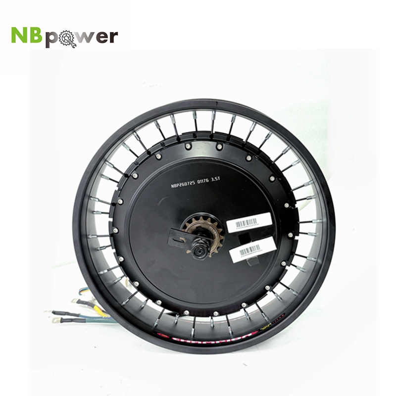 NBpower/QS V3 273 40H محرك خلف - مراجعة 72V 8000W Brushless Hub Motor وسعره