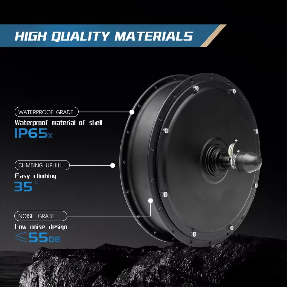 طقم تحويل الدراجة الكهربائية ب - مراجعة Gearless Hub Motor Conversion Kit 2000W With Display وسعره