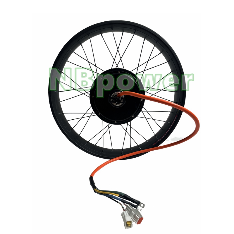 NBpower QS205 72V 5000W 170/19 - مراجعة 5000W Hub Motor Kit 72V وسعره