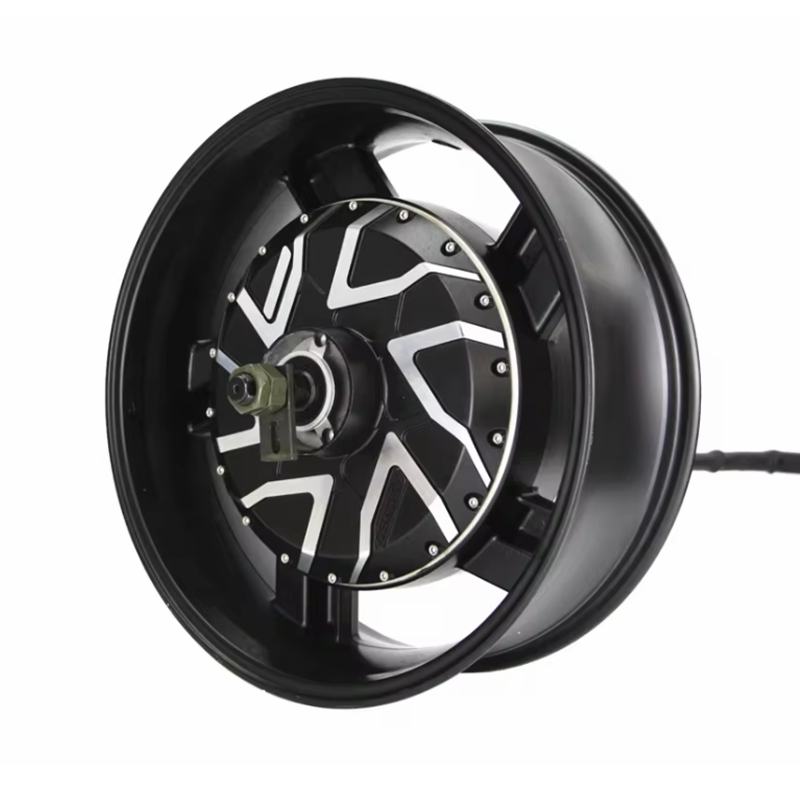 QS موتور 12000 واط 17X6.0 بوصة - مراجعة 12000W Electric Motorcycle Hub Motor وسعره