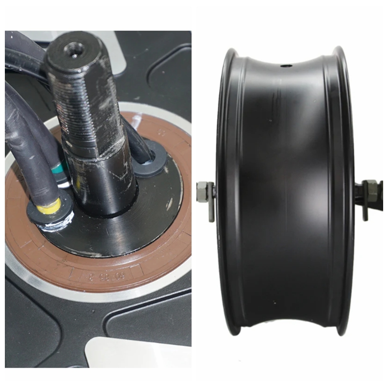 QS موتور 12000 واط 17X6.0 بوصة - مراجعة 12000W Electric Motorcycle Hub Motor وسعره