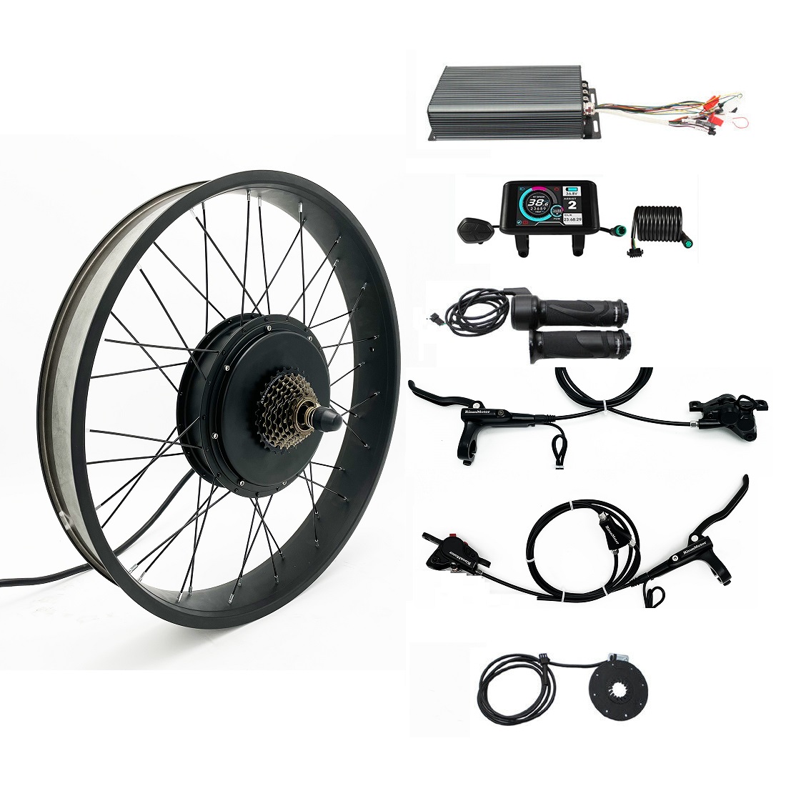 48V-72V 100A 5000W eBike الدهو - مراجعة 5000W Hub Motor Kit 72V وسعره