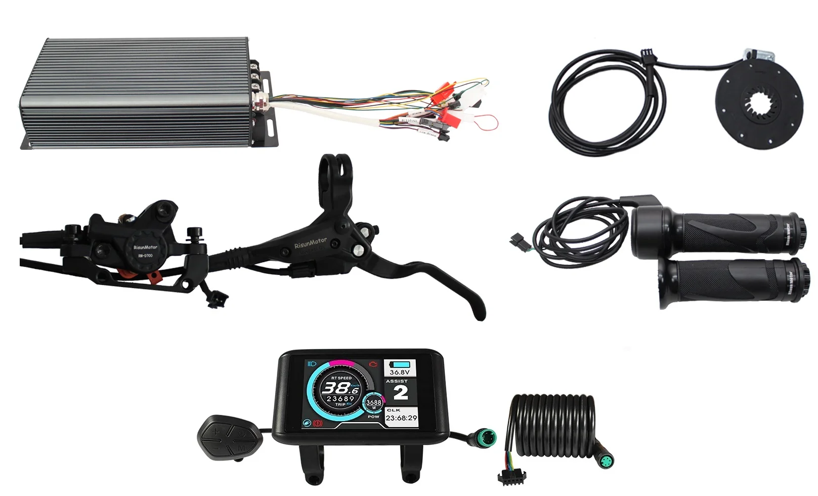 48V-72V 100A 5000W eBike الدهو - مراجعة 5000W Hub Motor Kit 72V وسعره