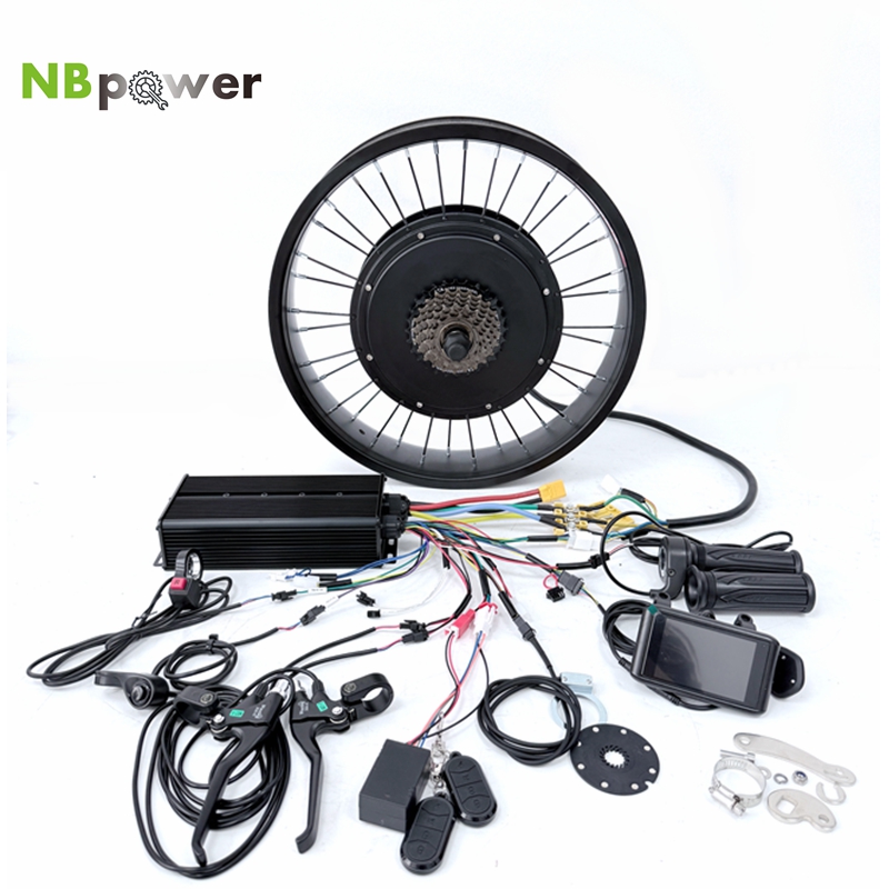 محرك NBpower 170/190 مم بقوة 4 - مراجعة 5000W Hub Motor Kit 72V وسعره