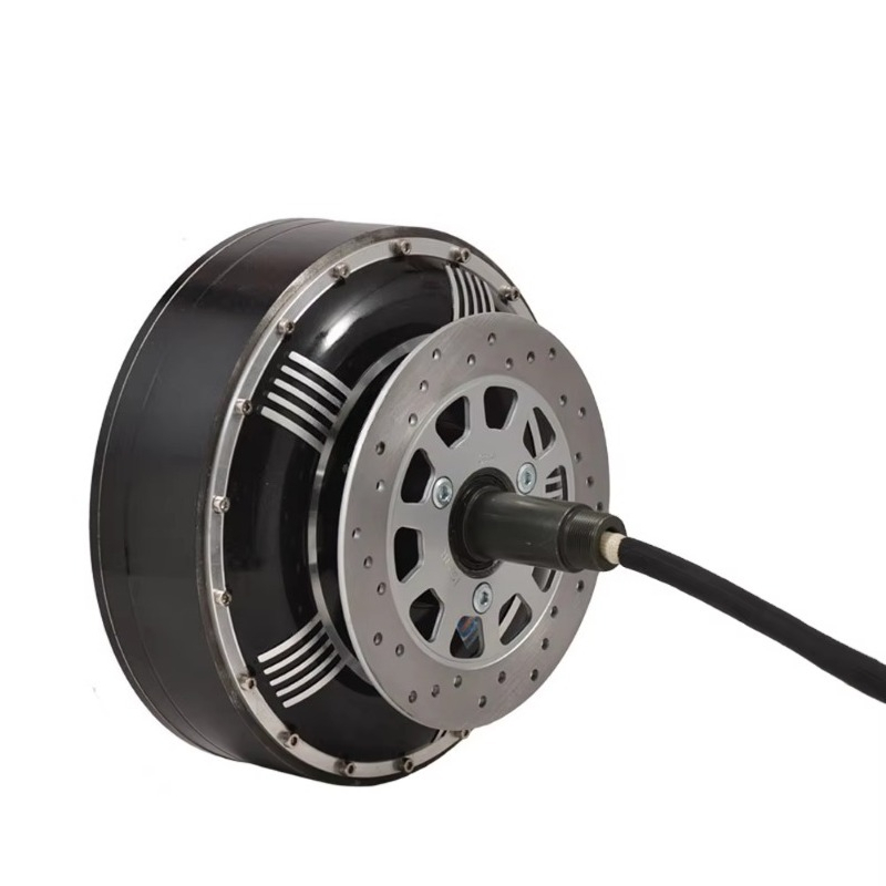محرك عجلة كهربائي بدون فرشاة و - مراجعة 72V 8000W Brushless Hub Motor وسعره
