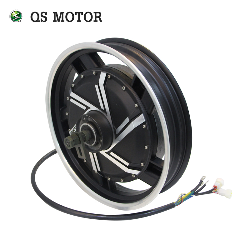 محرك كهربائي QSMOTOR QS273 بقو - مراجعة 17 Inch Motorcycle Rim Hub Motor 72V وسعره