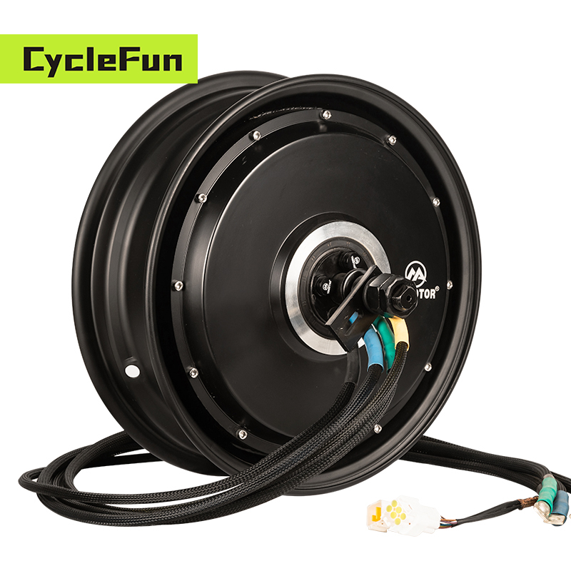 8000 واط YMMOTOR 12*3.5 بوصة ف - مراجعة 72V 8000W Brushless Hub Motor وسعره