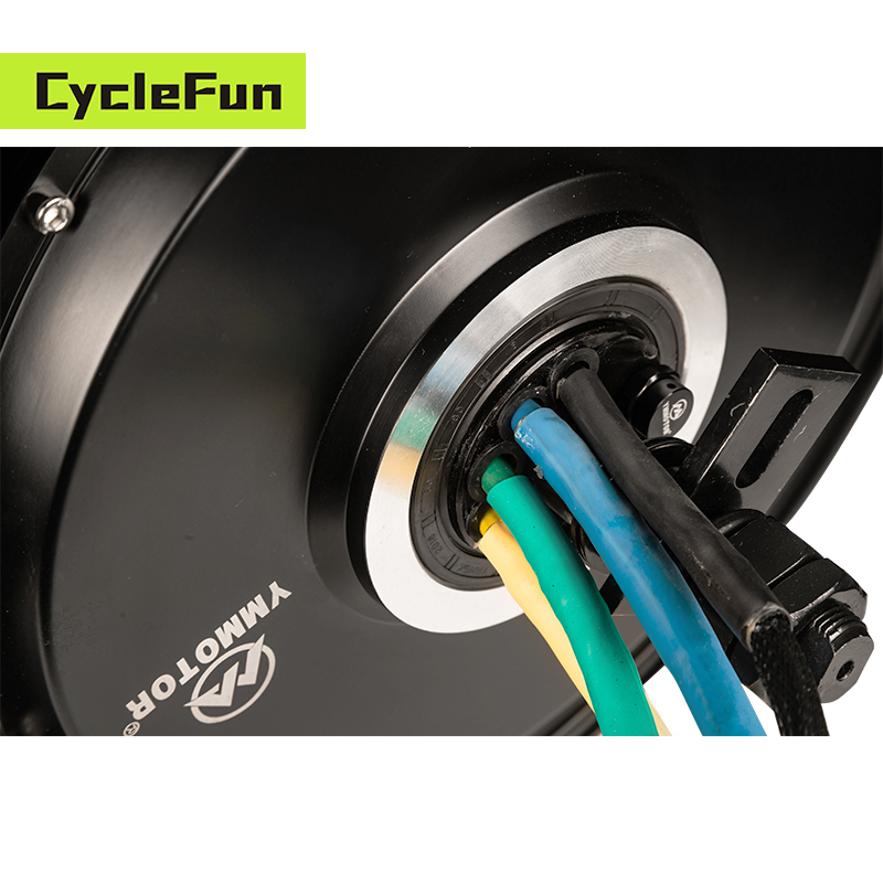 8000 واط YMMOTOR 12*3.5 بوصة ف - مراجعة 72V 8000W Brushless Hub Motor وسعره